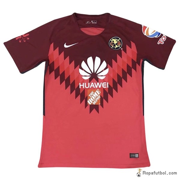 Camiseta Club América Replica Primera Ropa Portero 2017/18 Rojo